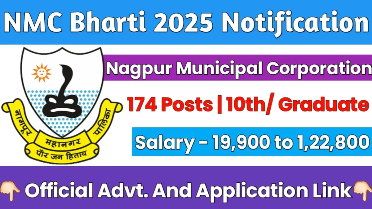 NMC Nagpur Recruitment 2025 Notification